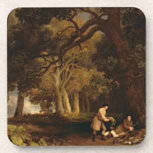 George Stubbs A Repose After Shooting (oil on ca Coaster