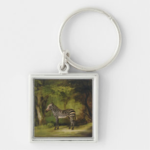 George Stubbs A Zebra, 1763 (oil on canvas) Keychain