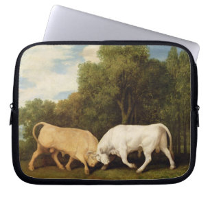 George Stubbs Bulls Fighting, 1786 (oil on panel Laptop Sleeve