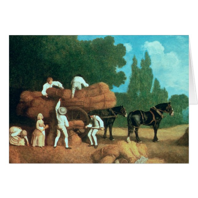 George Stubbs | Le Wagon De La Récolte (Devant horizontal)