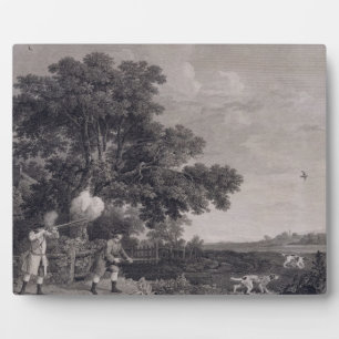 George Stubbs   Shooting, plate 3, engraved by Wil Plaque