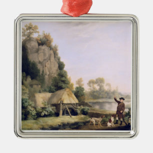 George Stubbs   Two Gentlemen Going a Shooting, wi Metal Ornament