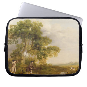 George Stubbs   Two Gentlemen Shooting (oil on can Laptop Sleeve