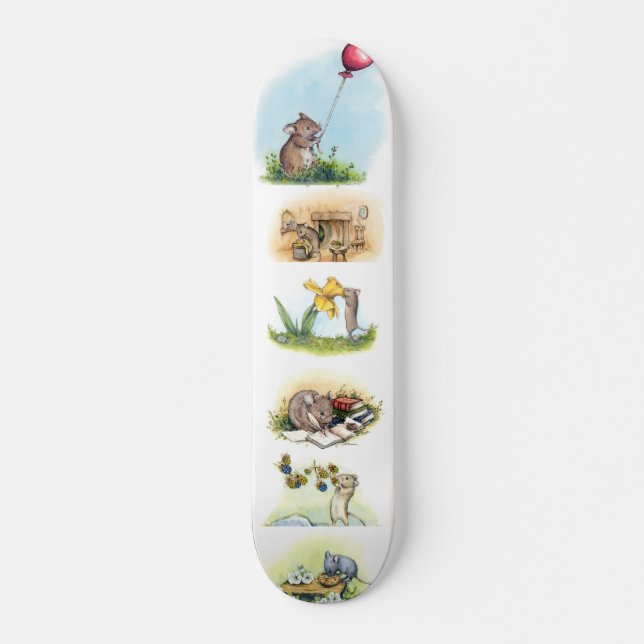 George the mouse skateboard  (Front)