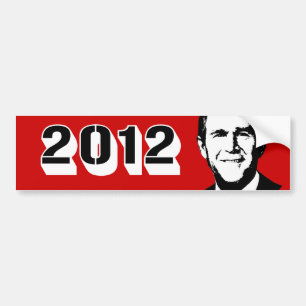 George W Bush 2012 Bumper Sticker