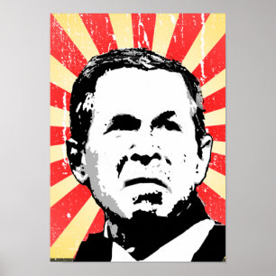 George W Bush 3 Poster
