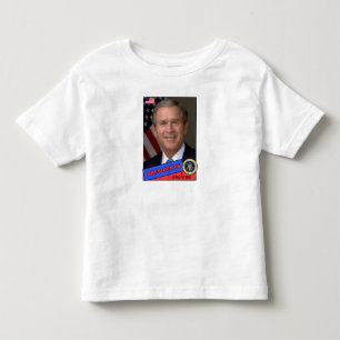 George W. Bush Baseball Card Toddler T-shirt
