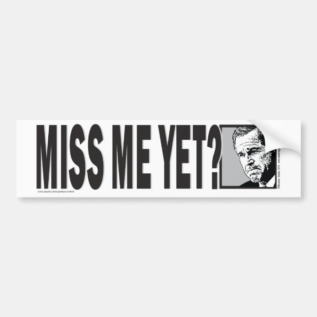 George W Bush Bumper Sticker (Front)