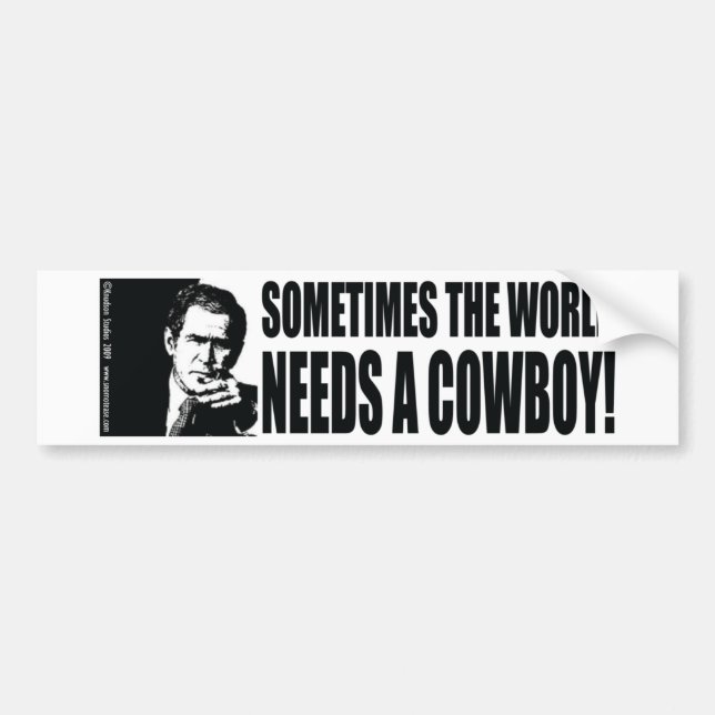 George W Bush Bumper Sticker (Front)