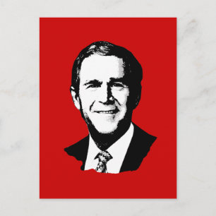 George W Bush Gear Postcard