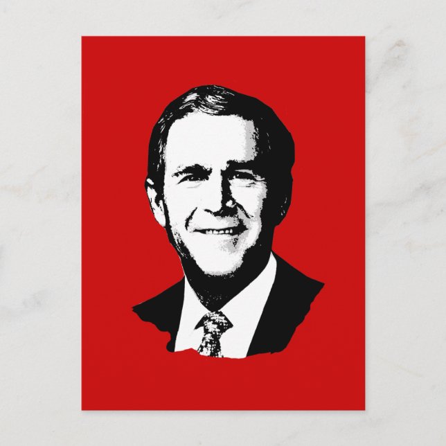 George W Bush Gear Postcard (Front)
