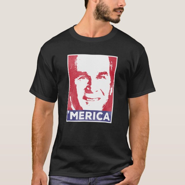 George W Bush Merica T-Shirt (Front)