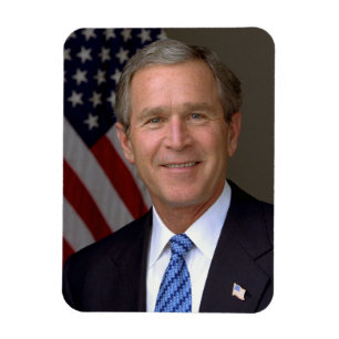 George W. Bush official portrait Magnet