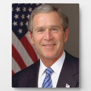 George W Bush Plaque