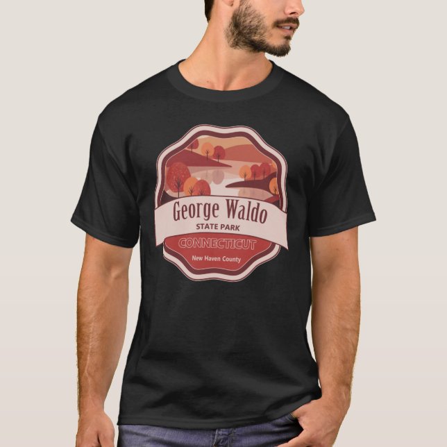 George Waldo State Park New Haven County Connectic T-Shirt (Front)