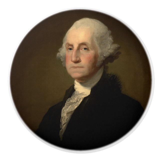 George Washington 1st American President by Stuart Ceramic Knob (Front)