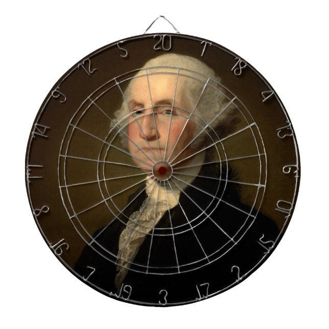 George Washington 1st American President by Stuart Dartboard (Front)