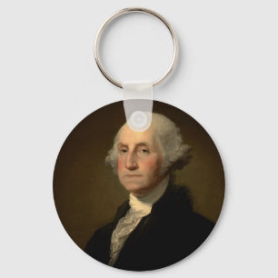 George Washington 1st American President by Stuart Keychain