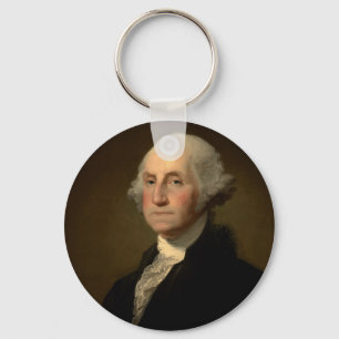 George Washington 1st American President by Stuart Keychain