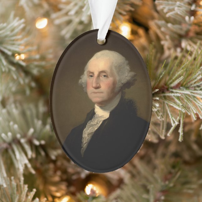 George Washington 1st American President by Stuart Ornament (Tree)