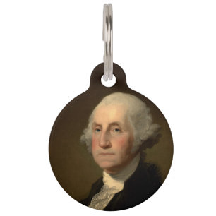 George Washington 1st American President by Stuart Pet Tag