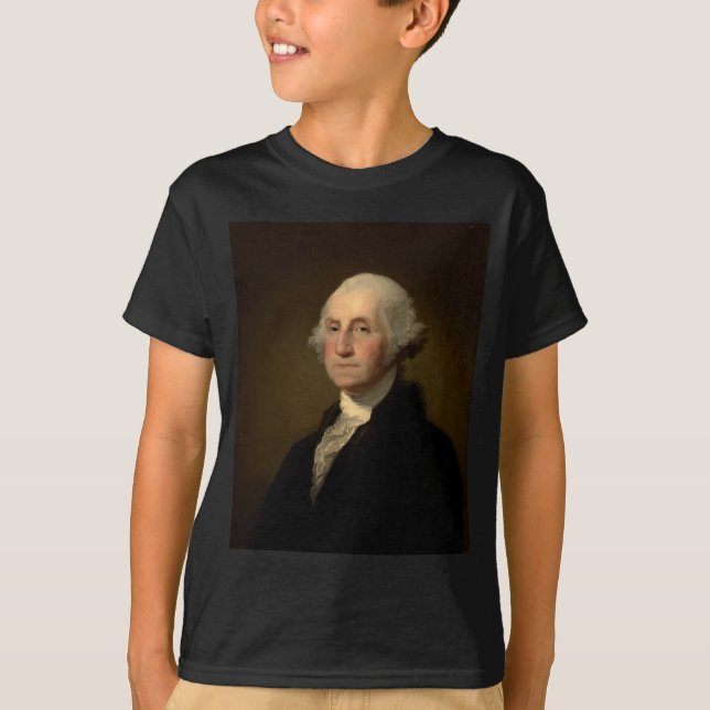 George Washington 1st American President by Stuart T-Shirt (Front)
