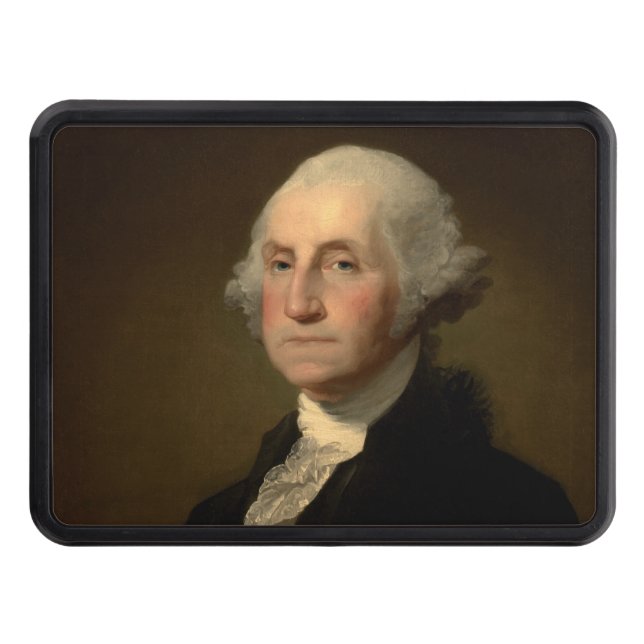 George Washington 1st American President by Stuart Trailer Hitch Cover (Front)