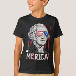 George Washington 4th Of July Merica Men Women Ame T-Shirt