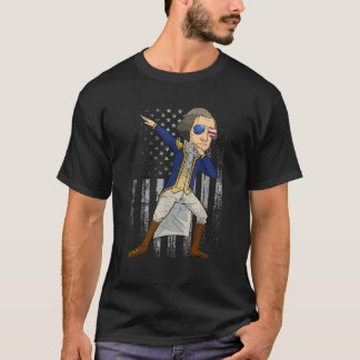 George Washington 4th Of July Party Patriot Toddle T-Shirt