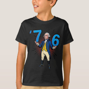 George Washington 76 Yeeted Six Seven T-Shirt