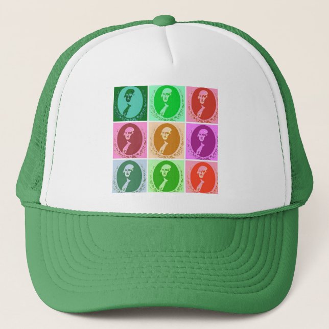 George Washington Abstract Trucker Hat (Front)
