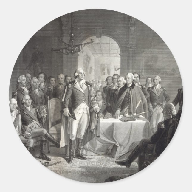 George Washington and His Generals stickers (Front)