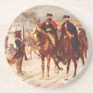 George Washington and Lafayette at Valley Forge Coaster