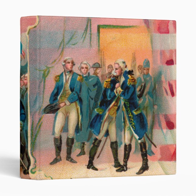 George Washington and Troops Binder (Front/Spine)