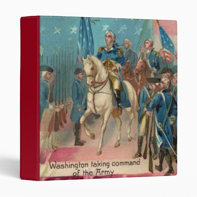 George Washington and Troops Binder (Front/Spine)