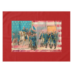 George Washington and Troops Tablecloth