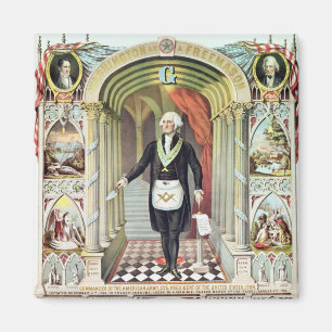 George Washington as a Freemason Magnet