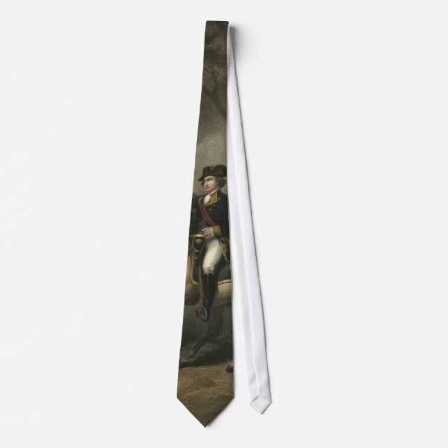 "George Washington as a Soldier" tie (Front)