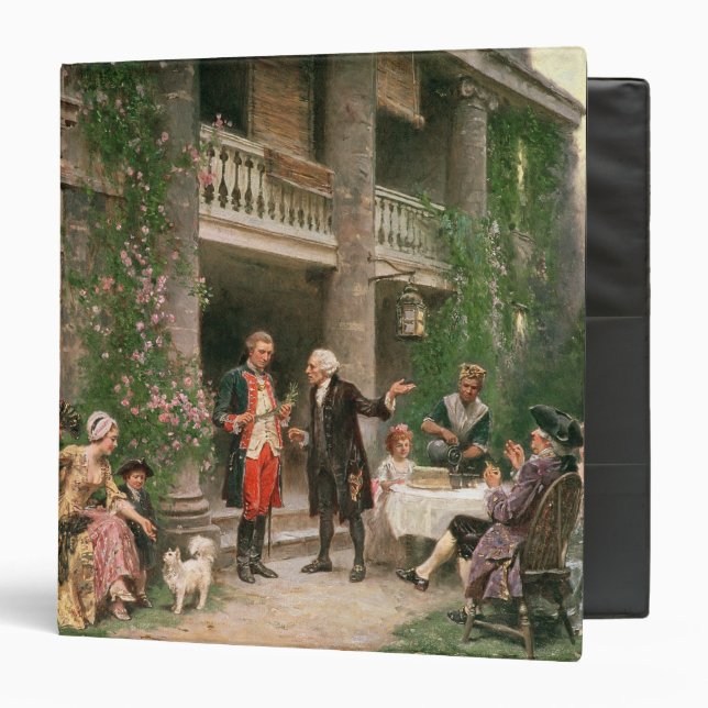 George Washington at Bartram's Garden Binder (Front/Inside)
