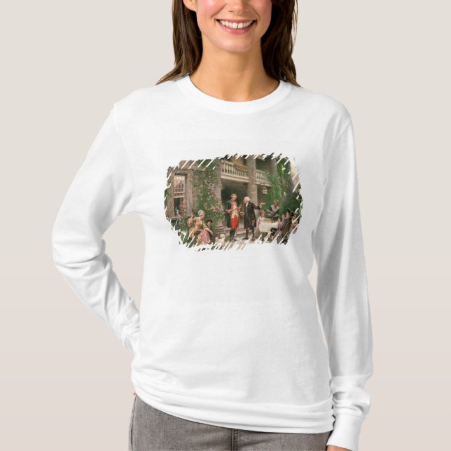 George Washington at Bartram's Garden T-Shirt (Front)