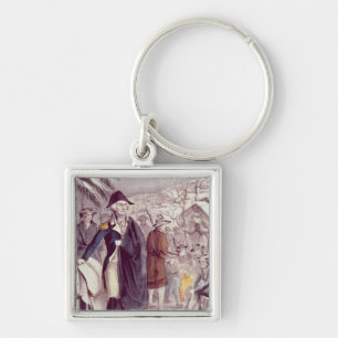 George Washington at Valley Forge Keychain