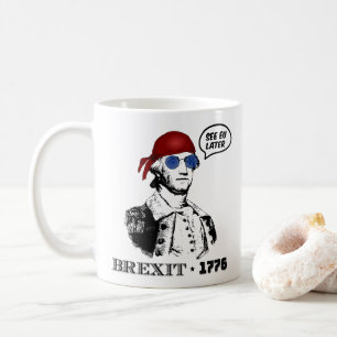 George Washington Brexit 1776 EU Flag Sunglasses Coffee Mug