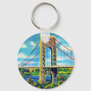 George Washington Bridge, New York City Keychain