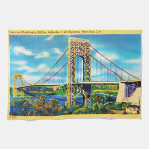 George Washington Bridge, New York City Kitchen Towel
