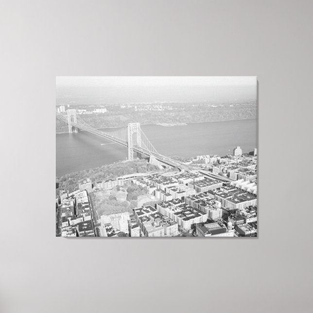 George Washington Bridge NYC Photograph - 2 Canvas Print (Front)