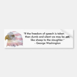 George Washington Bumper Sticker