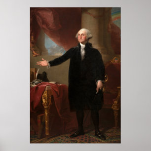 GEORGE WASHINGTON by Gilbert Stuart (Lansdowne) Poster