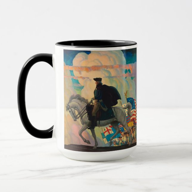 George Washington by Newell Convers Wyeth Mug (Left)