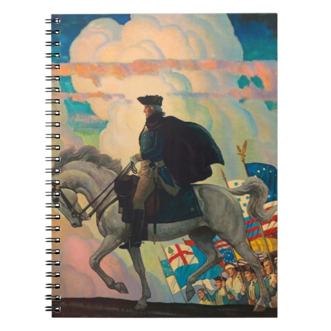 George Washington by Newell Convers Wyeth Notebook (Front)