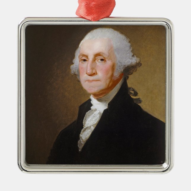 George Washington, c.1821 (oil on canvas) Metal Ornament (Front)